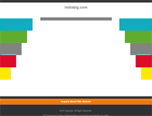 Tablet Screenshot of indiabig.com